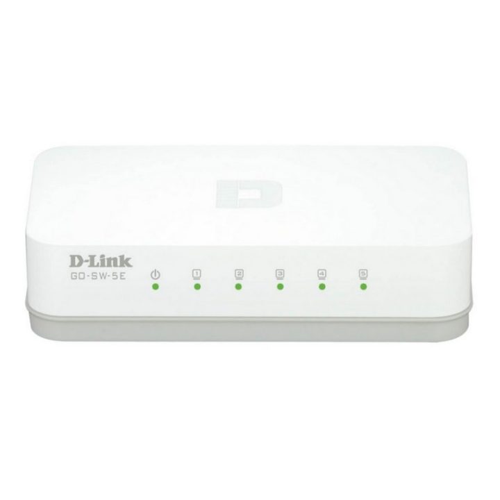 D-Link GO-SW-5E/E switch não gerido Fast Ethernet (10/100) Branco
