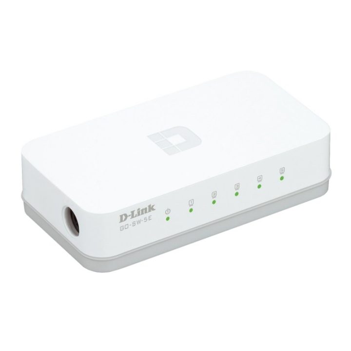 D-Link GO-SW-5E/E switch não gerido Fast Ethernet (10/100) Branco