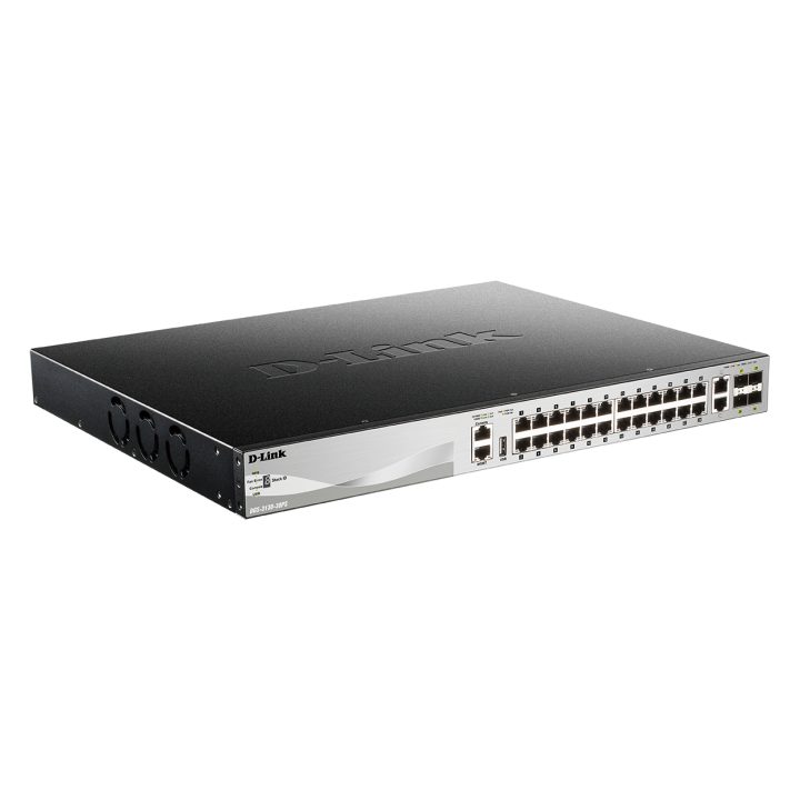 D-Link DGS-3130-30PS/E Managed L3 Gigabit Ethernet (10/100/1000)…