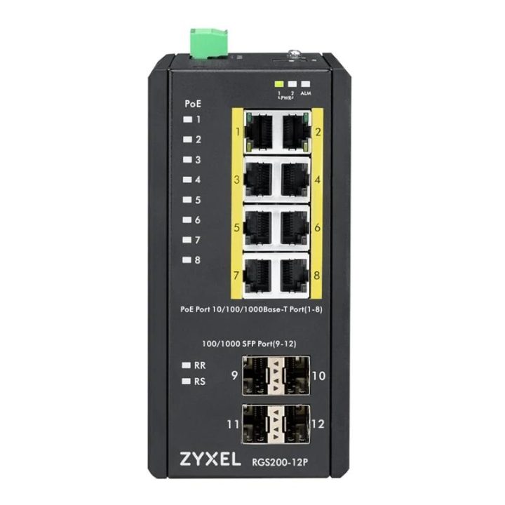 Zyxel RGS200-12P Managed L2 Gigabit Ethernet (10/100/1000) Power over…