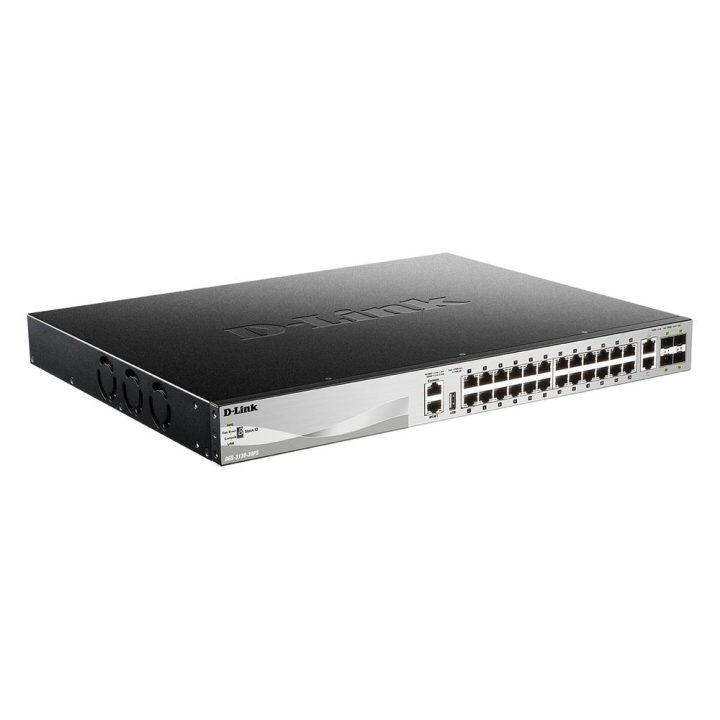 D-Link DGS-3130-30PS/E switch Gerido L3 Gigabit Ethernet…