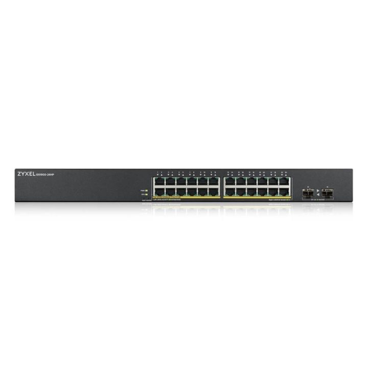 Zyxel GS1900-24HP Managed Gigabit Ethernet (10/100/1000) 1U Black