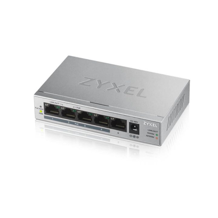 Zyxel GS1005HP Não Gerido Gigabit Ethernet (10/100/1000) Energia…