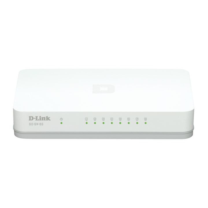 D-Link GO-SW-8G/E switch não gerido Gigabit Ethernet (10/100/1000)…