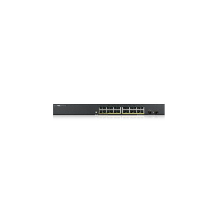 Zyxel GS1900-24HP Managed Gigabit Ethernet (10/100/1000) 1U Black