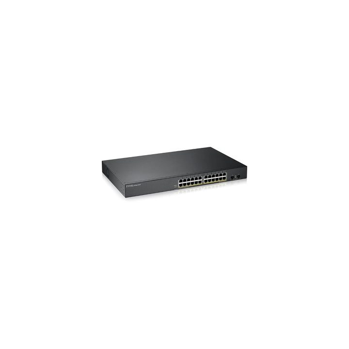 Zyxel GS1900-24HP Gerido Gigabit Ethernet (10/100/1000) 1U Preto