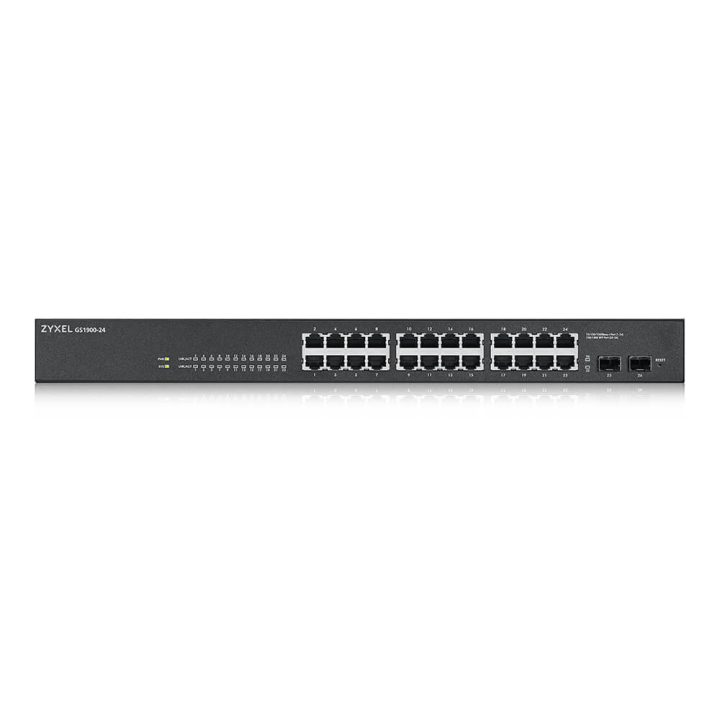 Zyxel GS-1900-24 v2 Gerido L2 Gigabit Ethernet (10/100/1000) 1U Preto
