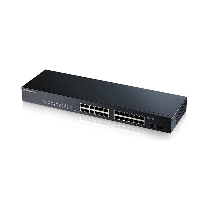 Zyxel GS-1900-24 v2 Managed L2 Gigabit Ethernet (10/100/1000) 1U Black