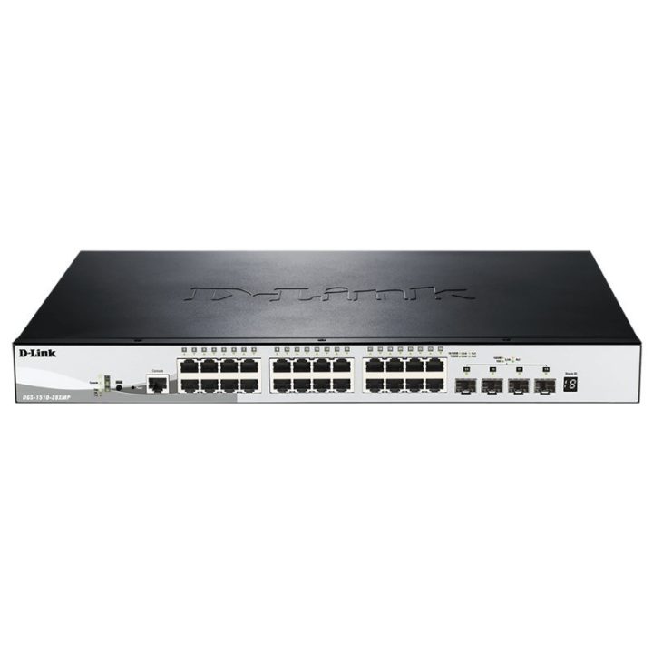 D-Link DGS-1510-28XMP Managed L2/L3 Gigabit Ethernet (10/100/1000)…