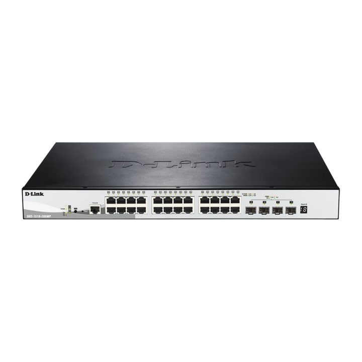 D-Link DGS-1510-28XMP Managed L2/L3 Gigabit Ethernet (10/100/1000)…