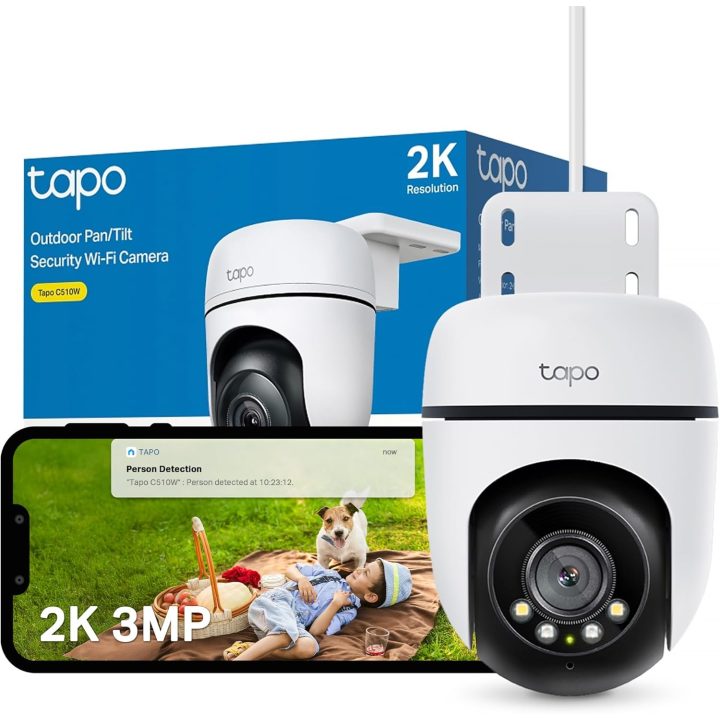 TP-Link Tapo C510W Turret IP Security Camera Indoor and Outdoor 2304…