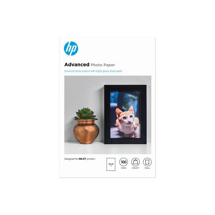 HP Advanced Glossy Photo Paper 250 g/m2 10 x 15 cm (101 x 152 mm) 100…