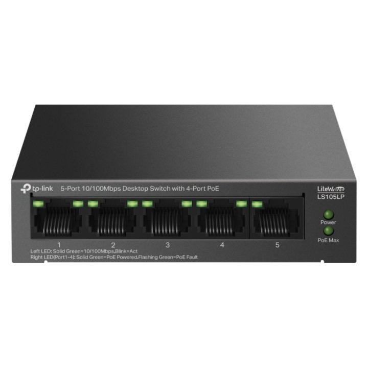 TP-Link LiteWave LS105P No administrado Fast Ethernet (10/100)…