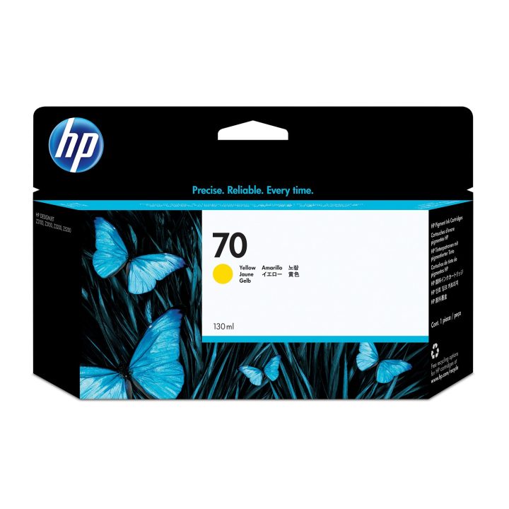 HP DesignJet 70 Yellow Ink Cartridge 130 ml