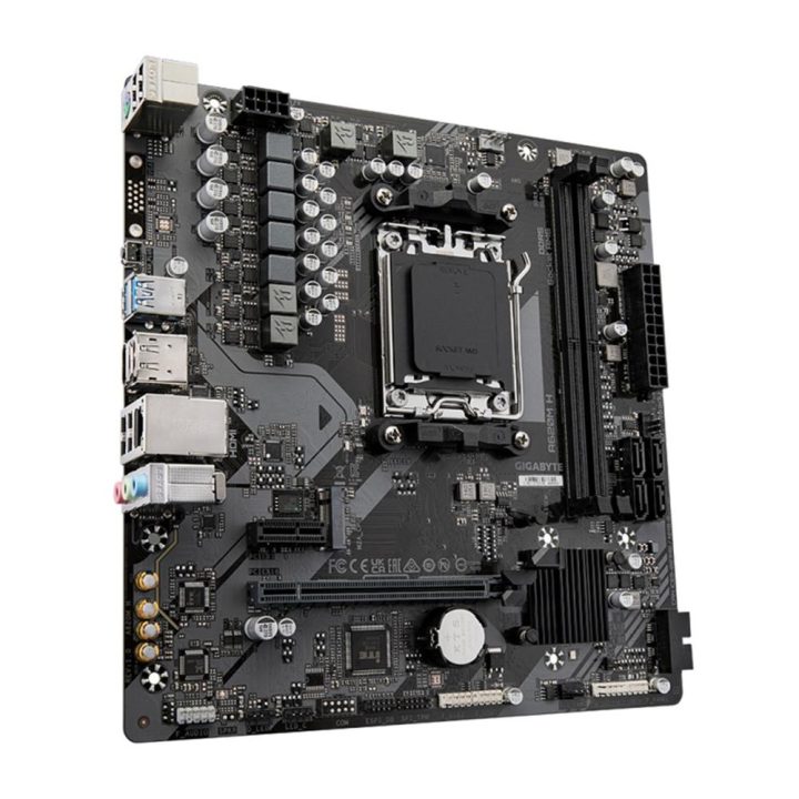 GIGABYTE A620M H Motherboard - Supports AMD Ryzen 8000 CPUs, 5+2+2…
