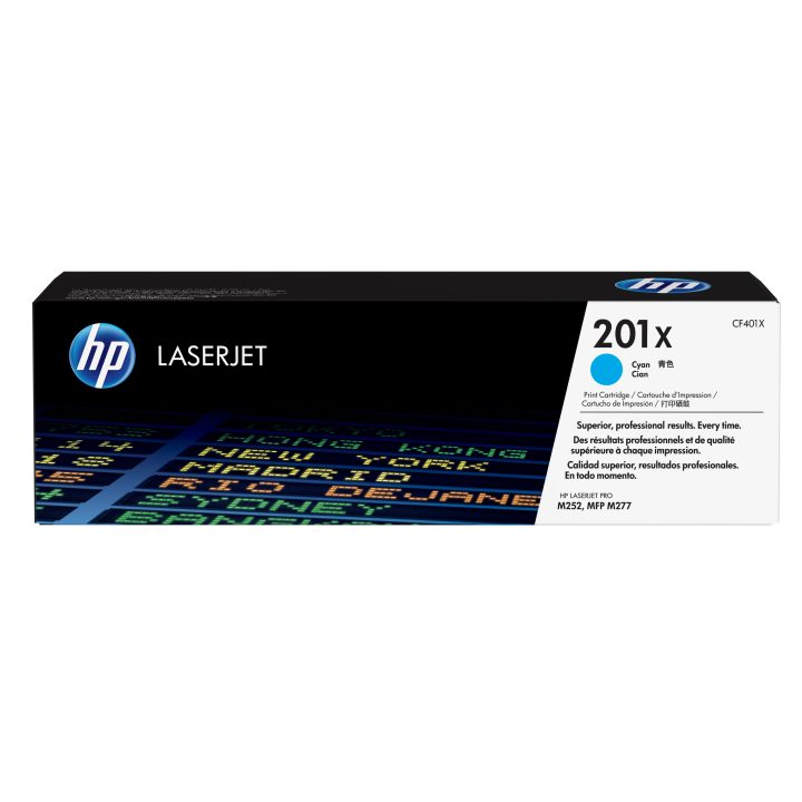 HP Original LaserJet 201X Cyan High Capacity Toner Cartridge