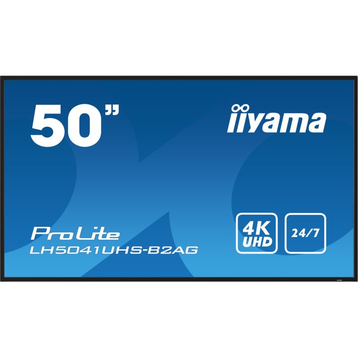 iiyama LH5041UHS-B2AG ecrã de sinalização Ecrã plano para sinalização…