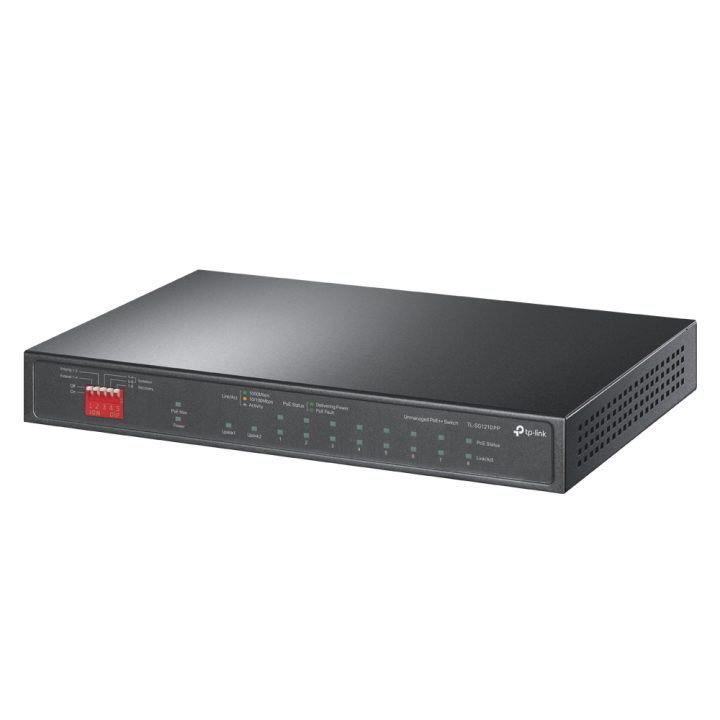 TP-Link TL-SG1210PP switch No administrado Gigabit Ethernet…