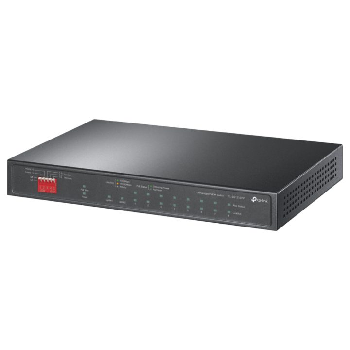 TP-Link TL-SG1210PP switch não gerido Gigabit Ethernet (10/100/1000)…