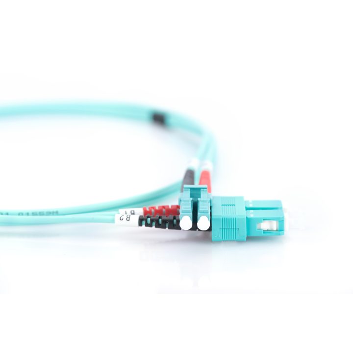 DIGITUS Cabo de ligação de fibra ótica multimodo OM 3 - LC/SC - 3 m -…