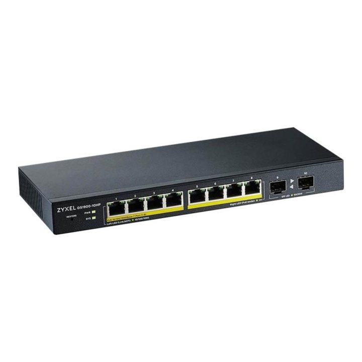 Zyxel GS1900-10HP Gestionado L2 Gigabit Ethernet (10/100/1000)…