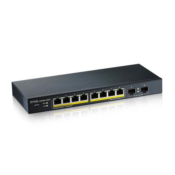 Zyxel GS1900-10HP Gestionado L2 Gigabit Ethernet (10/100/1000)…