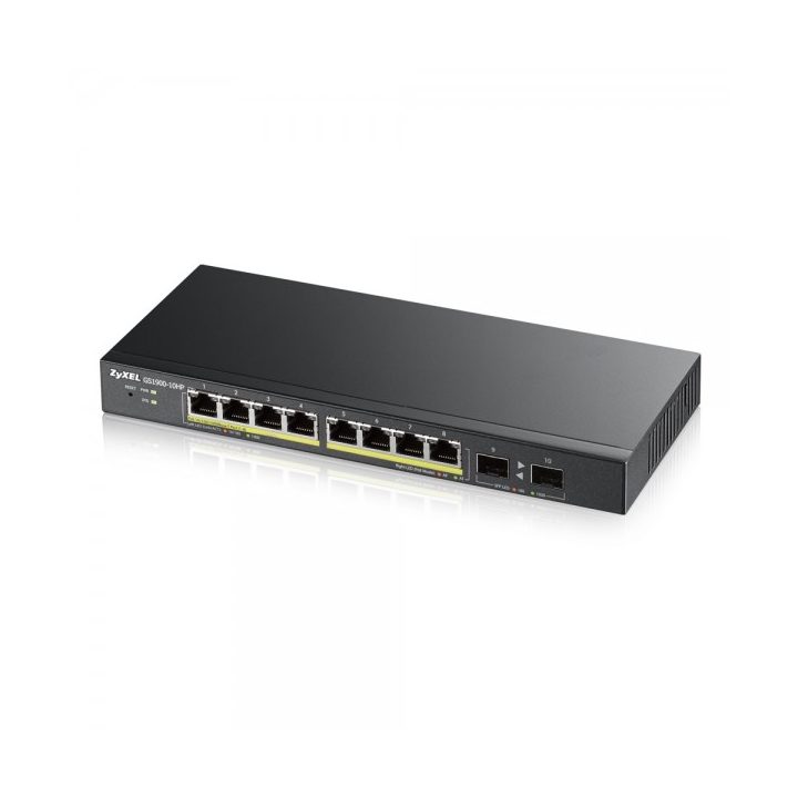 Zyxel GS1900-8HP v3 Managed L2 Gigabit Ethernet (10/100/1000) PoE…