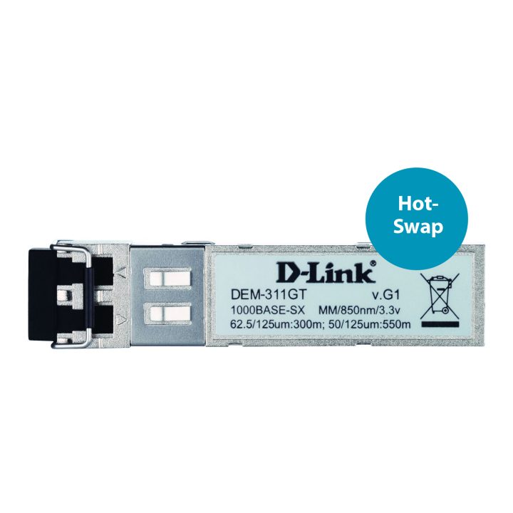 D-Link DEM-311GT módulo transceptor de fibra óptica 1000 Mbit/s SFP…