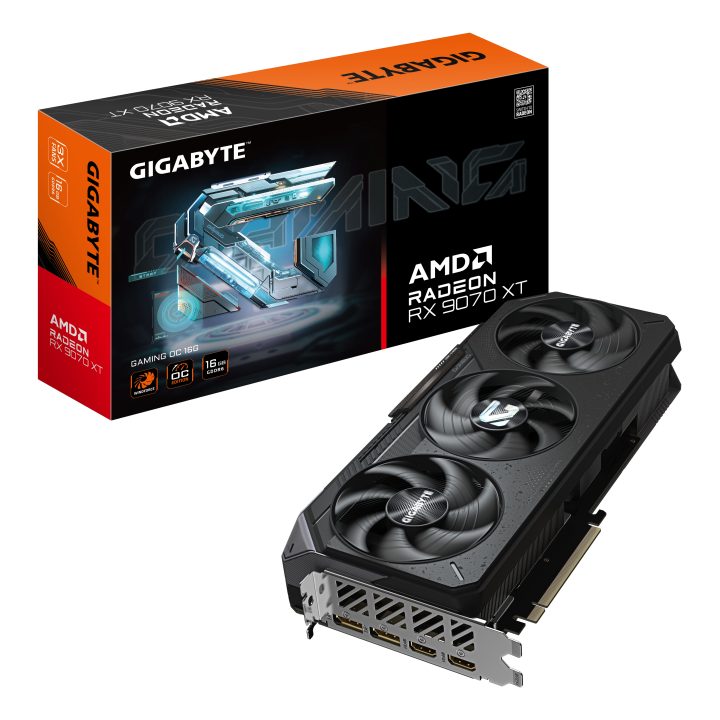 GIGABYTE Radeon RX 9070 XT GAMING OC 16G Placa Gráfica
