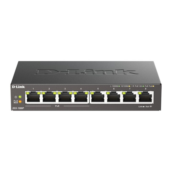 D-Link DGS-1008P/E switch No administrado L2 Gigabit Ethernet…