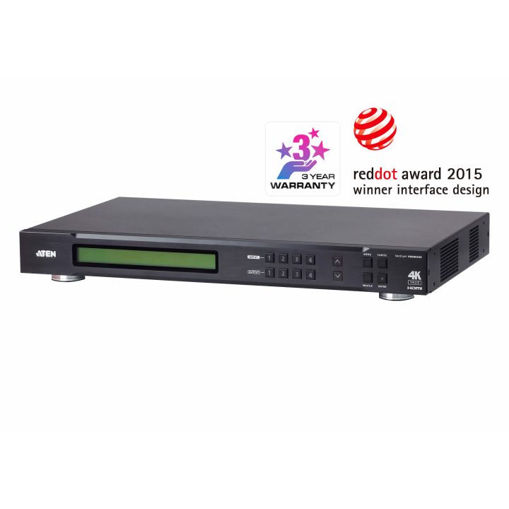 ATEN True 4K HDMI Matrix Switch 4 x 4