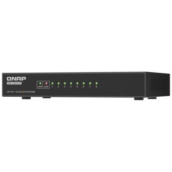 QNAP QSW-1108-8T-R2 Unmanaged Switch 2.5G Ethernet (100/1000/2500)…