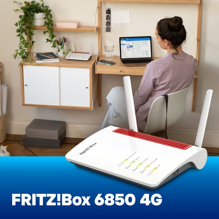 FRITZ!Box 6850 4G International Wireless Router Gigabit Ethernet Dual…