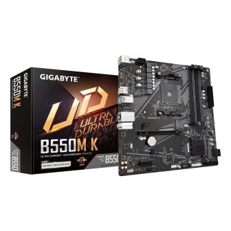 GIGABYTE B550M K Placa base - Procesadores AMD Ryzen 5000, hasta 4733…