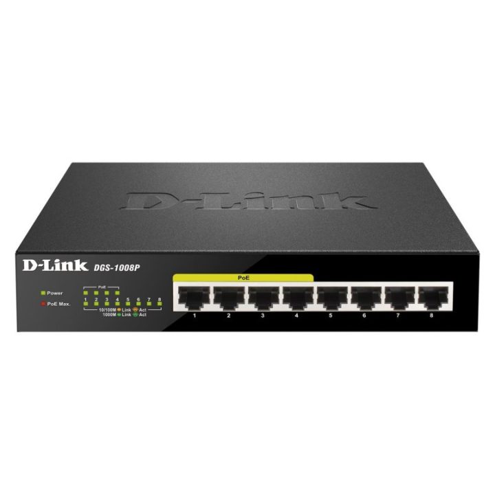 D-Link DGS-1008P/E switch No administrado L2 Gigabit Ethernet…