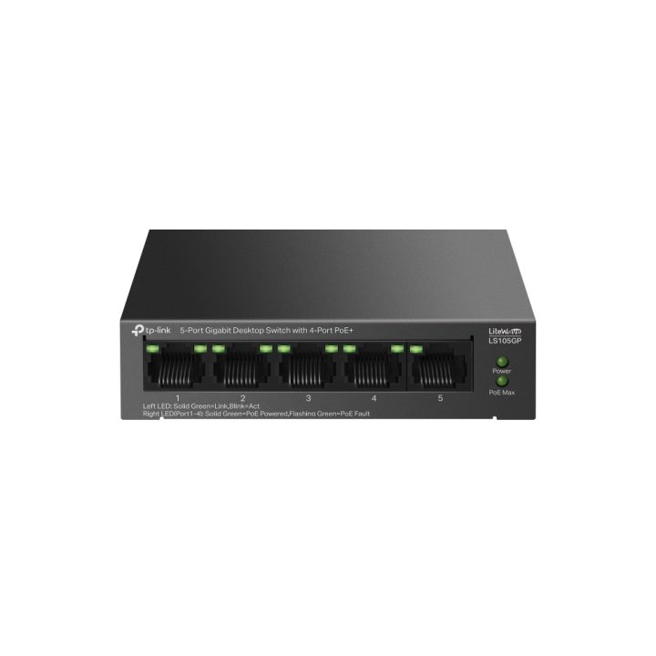 TP-Link LiteWave LS105GP Unmanaged Gigabit Ethernet (10/100/1000)…