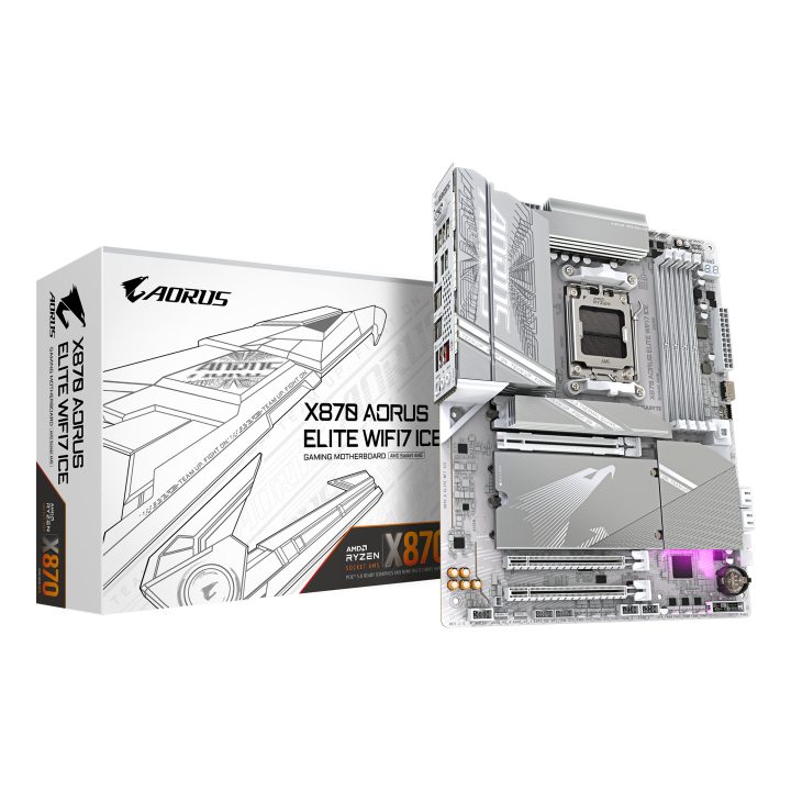 Motherboard GIGABYTE X870 AORUS ELITE WIFI7 ICE