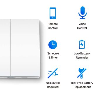 TP-Link Tapo S220 interruptor de luz Blanco