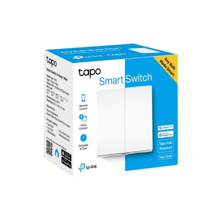 TP-Link Tapo S220 interruptor de luz Branco