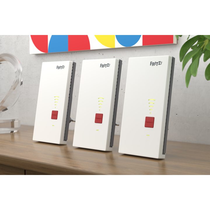 Conjunto Mesh 2700 Repetidor de rede 6448 Mbit/s Branco