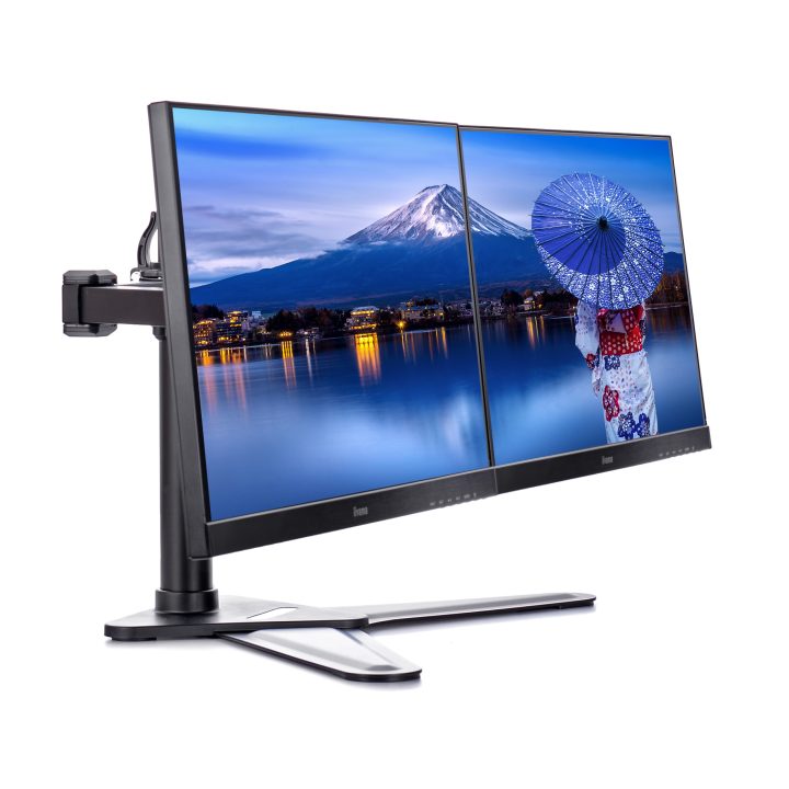 iiyama DS1002D-B1 suporte para monitor 32" Secretária Preto