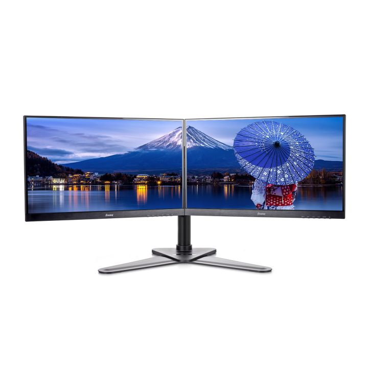iiyama DS1002D-B1 suporte para monitor 32" Secretária Preto