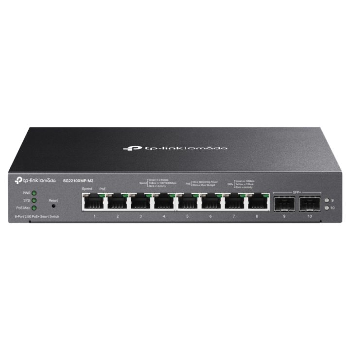 TP-Link Omada SG2210XMP-M2 switch Gerido L2/L2+ 2.5G Ethernet…