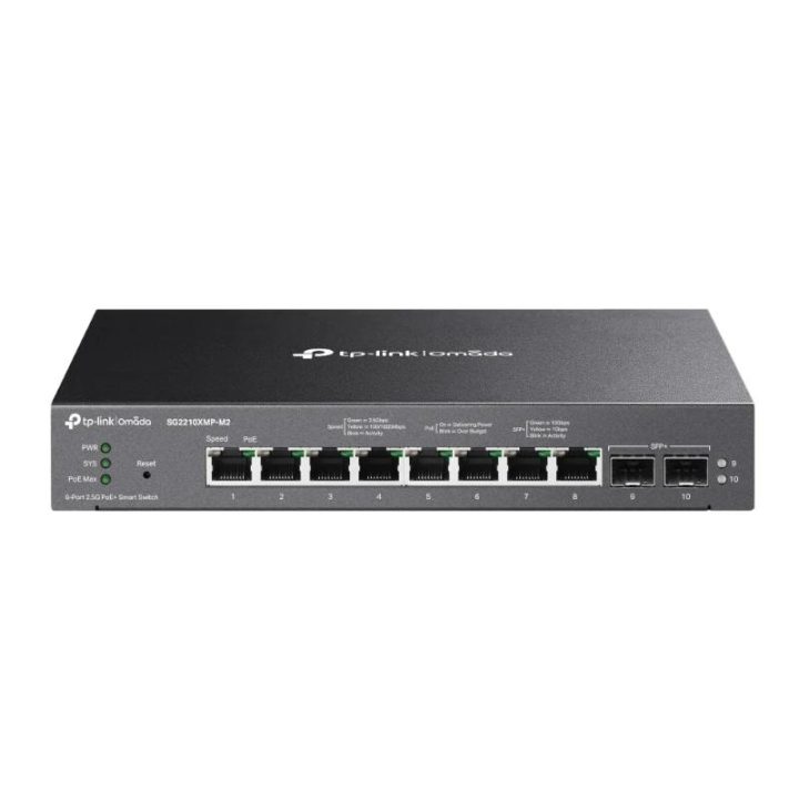 TP-Link Omada SG2210XMP-M2 switch Gestionado L2/L2+ 2.5G Ethernet…