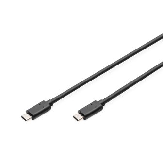 Digitus AK-300138-010-S cabo USB USB 3.2 Gen 2 (3.1 Gen 2) 1 m USB C…