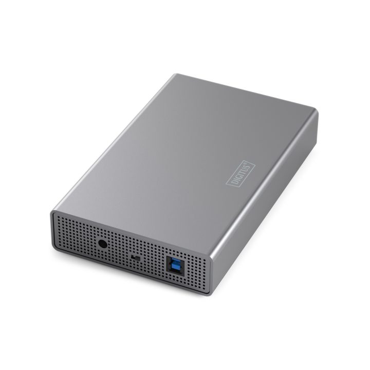 DIGITUS Caja USB 3.0 para SSD/HDD SATA III de 3.5" máx. 16 TB con…