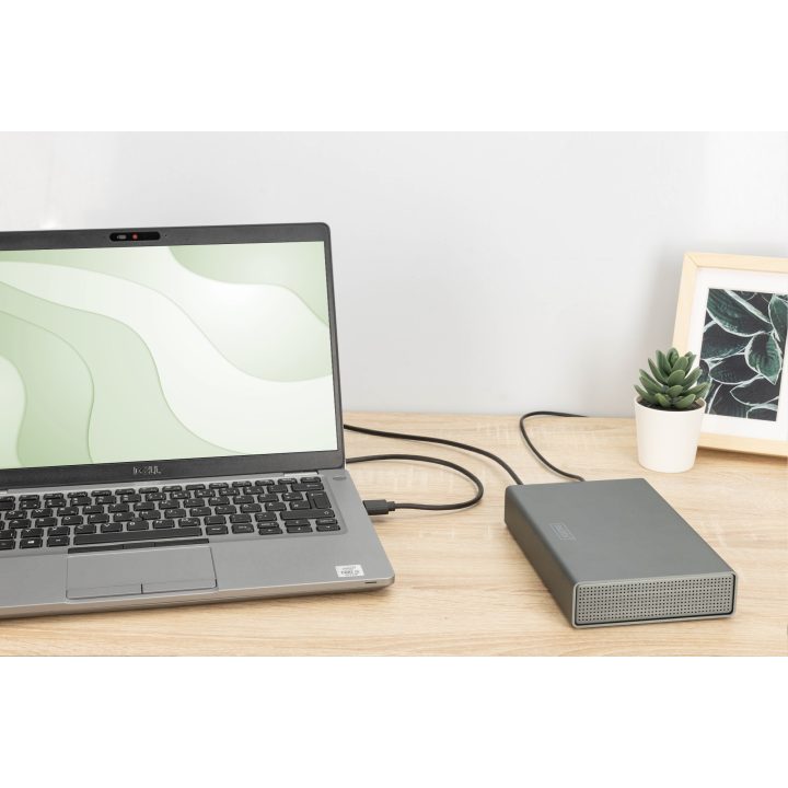 DIGITUS USB 3.0 Enclosure for 3.5" SATA III SSD/HDD up to 16 TB with…