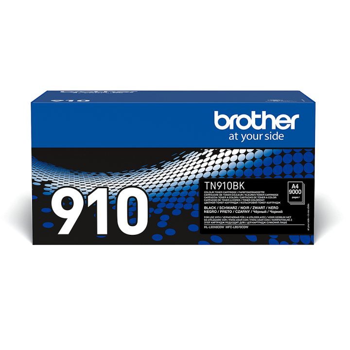Brother TN-910BK cartucho de tóner 1 peça(s) Original Preto