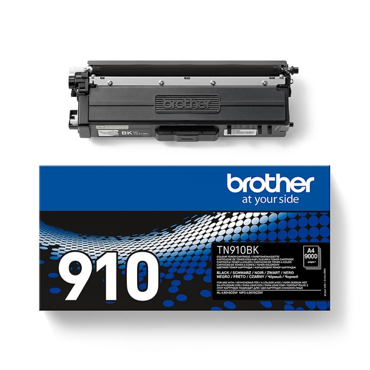 Brother TN-910BK cartucho de tóner 1 peça(s) Original Preto