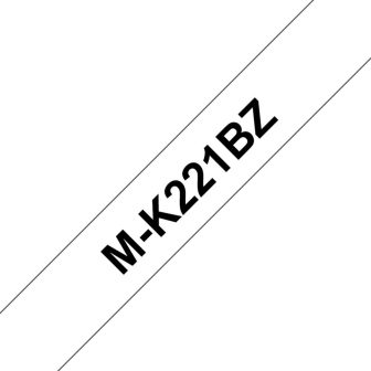 Brother M-K221BZ fita para impressora de etiquetas Preto sobre branco